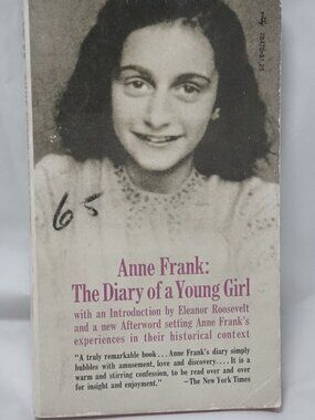 Anne Frank The Diary of a Young Girl Pocket Books 1975 Paperback